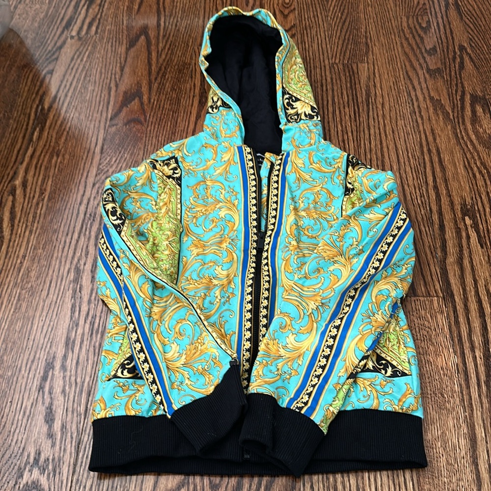 Kids Versace Colorful Patterned Jacket - Picture 2 of 3